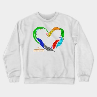 CB feather heart Crewneck Sweatshirt